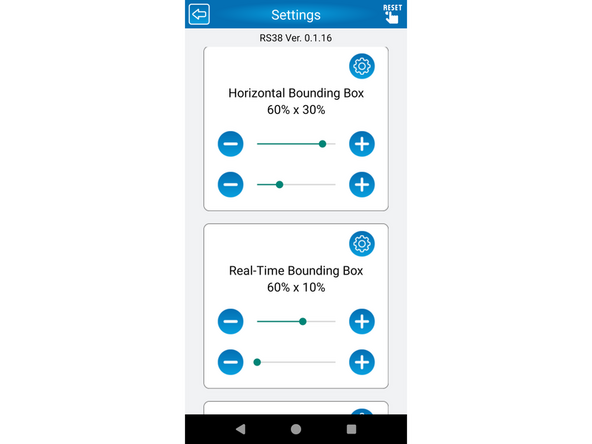 Use the plus and minus buttons to adjust the settings to match the reference. These can be changed later, but this configuration works best for most users.