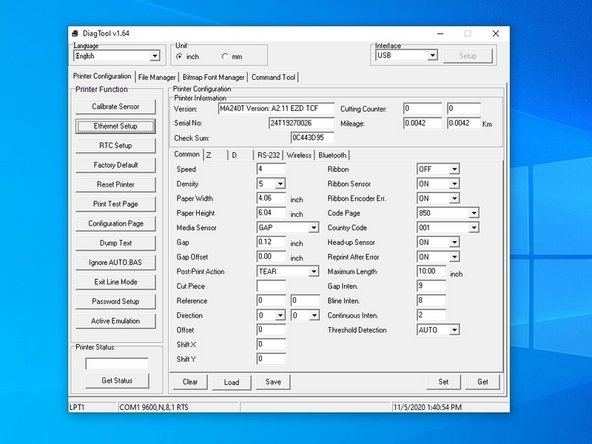 Download the Diagnostic Tool using the link provided.