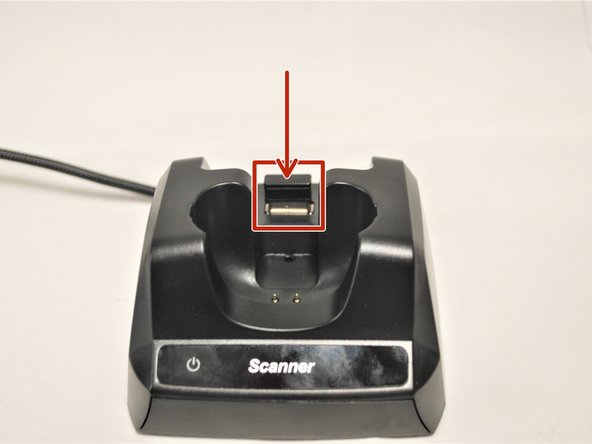 Plug the USB Dongle into the Cradle, if it is not already