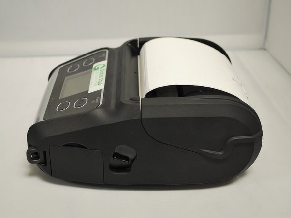 It should snap into place, and sit flush with the rest of the printer.