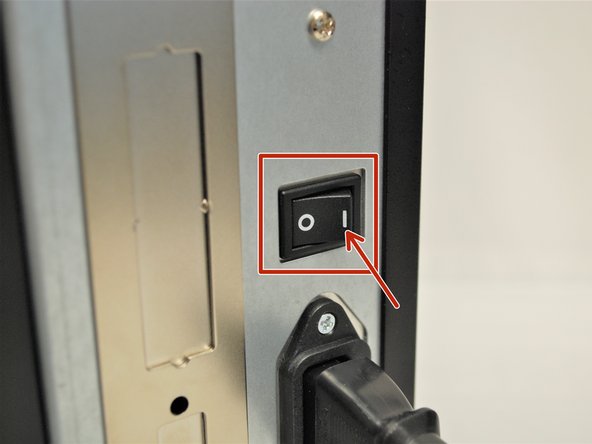 DO NOT turn the printer on without the labels being loaded first. See how to load labels starting at Step 5 or click  HERE.