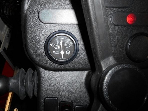 Using the Production Test Procedures, bring the transmission up to temperature