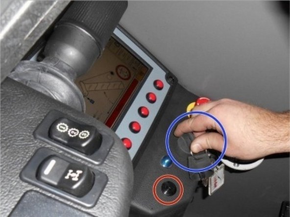 Verify all personnel and equipment are clear of the machine before starting