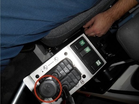 Prime the fuel filter and turn key switch to 'ON' position