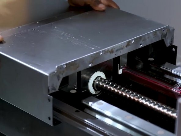 Fully extend the waycover one leaf at a time.