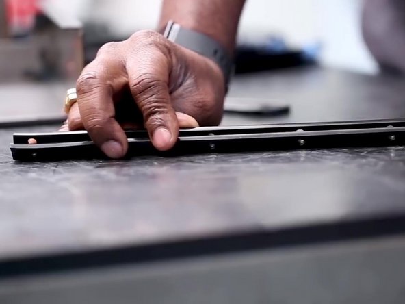 The old wiper can be used as a reference point for length and to make sure holes are aligned.