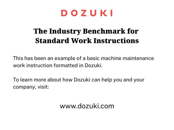 Dozuki is purpose built to help you achieve manufacturing excellence.  Learn more: