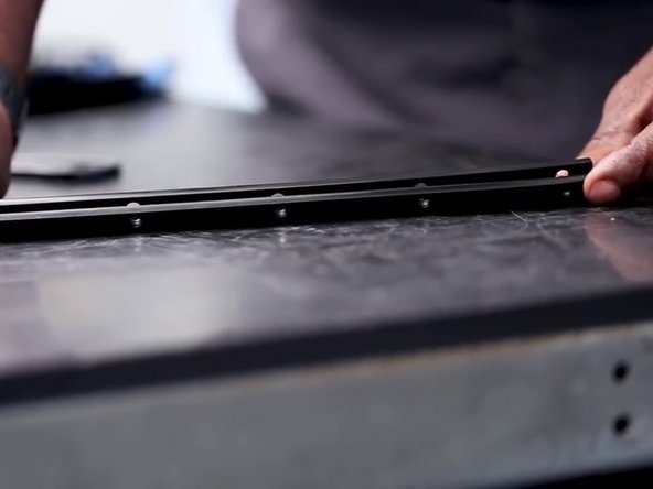 The old wiper can be used as a reference point for length and to make sure holes are aligned.