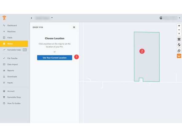 Users can drop a pin in one of two ways: