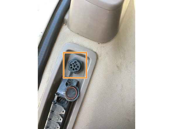 Press cable down into the port.