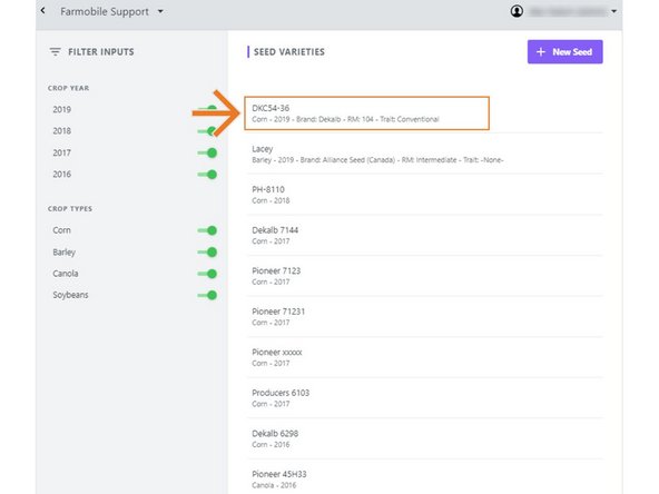 Select a Brand Name in the 'Brand Name' drop down menu.