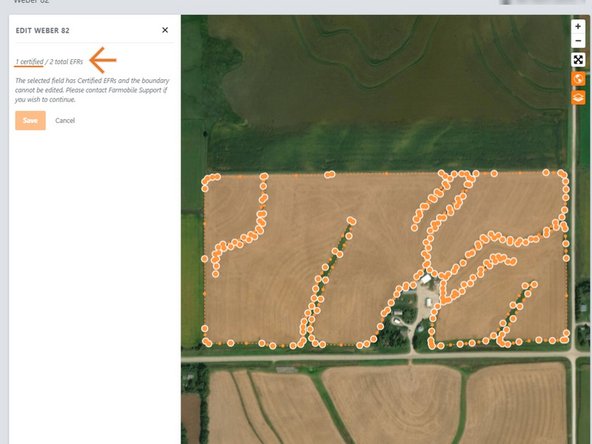 Boundaries are not allowed to overlap other boundaries.