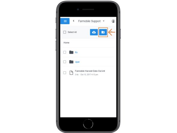 Selecting the New Folder button will open the 'Create Folder' window.