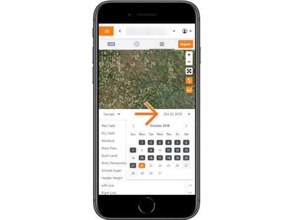 The calendar displays the current day in orange.