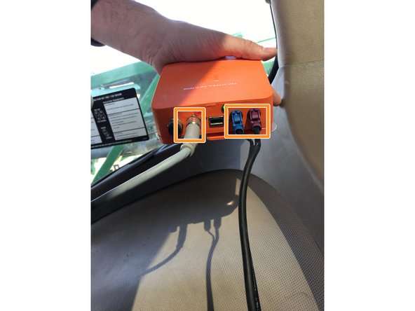 Twist connector down to ensure proper connection.