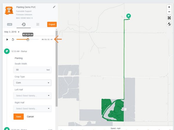 The full day of activity will begin to draw on the map