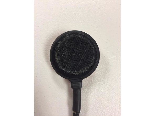 Attach Velcro coin to the back of the antenna.