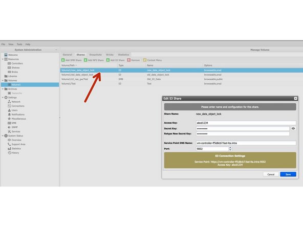 
Wir m&uuml;ssen nun die gleichen Schritte f&uuml;r die neue Freigabe durchf&uuml;hren
