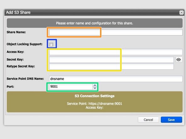 In your volume navigate to the Shares section