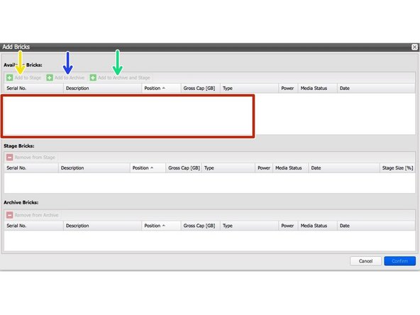 
W&auml;hlen Sie eine Brick aus der verf&uuml;gbaren Bricks-Liste

