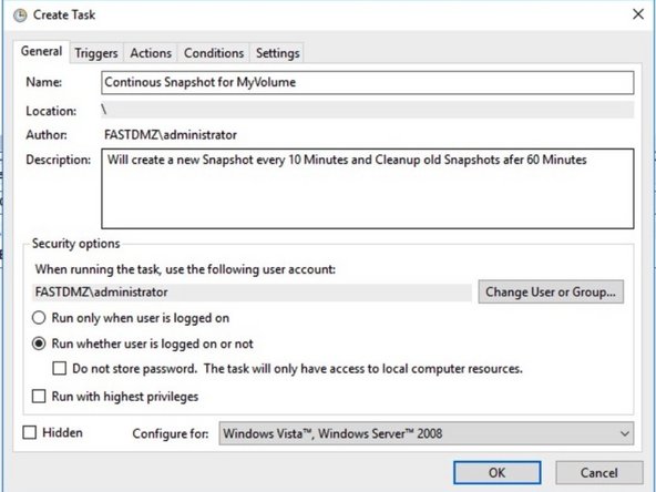 
&Ouml;ffnen Sie den Windows Taskplaner
