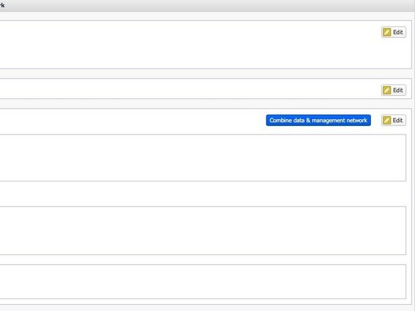 
Netzwerkkombination ist sinnvoll, wenn sich Management und Daten in einem Subnetz befinden sollen
