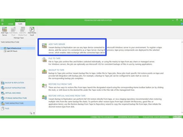 
Erneutes Scannen Ihres Tape-Servers in Veeam
