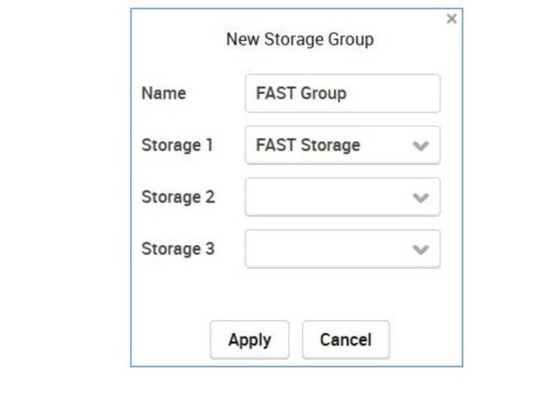 Define a new Storage Group and add the previously created WORM Storage
