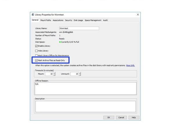 
Erstellen Sie eine Bibliothek mit dem zuvor erstellten UNC-Pfad.
