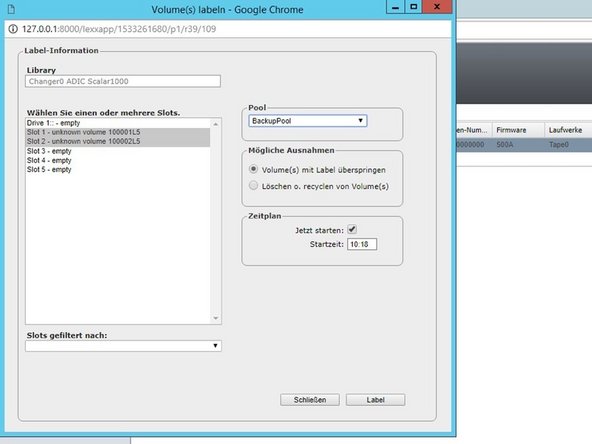 
W&auml;hlen Sie Ihren neu erstellten Medienpool
