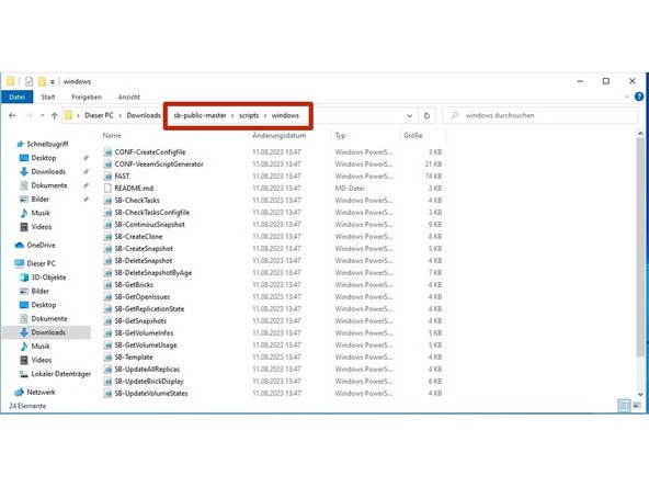 Die benötigten Files liegen im Ordner sb-public-master\scripts\windows des von Github heruntergeladenen Files.
