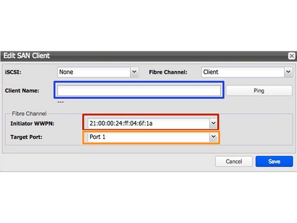 
Eine FibreChannel-Verbindung ist nur verf&uuml;gbar, wenn Ihr Silent Brick System mit einer FibreChannel-Karte ausgestattet ist
