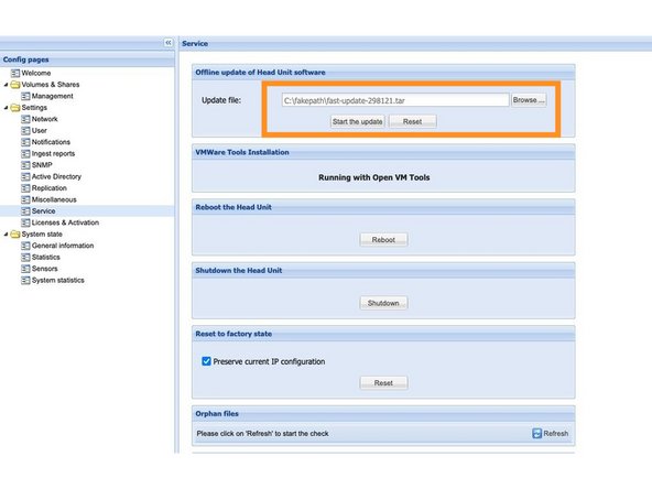 
Gehen Sie &uuml;ber https://&lt;System IP&gt; zur GUI des jeweiligen Systems.
