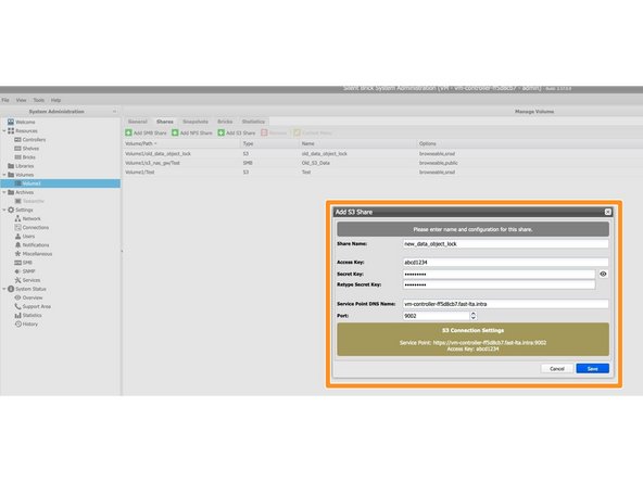 
Der Freigabename kann sp&auml;ter nicht mehr ge&auml;ndert werden. Verwenden Sie daher einen Freigabenamen, der an der Quelle leicht angepasst werden kann.
