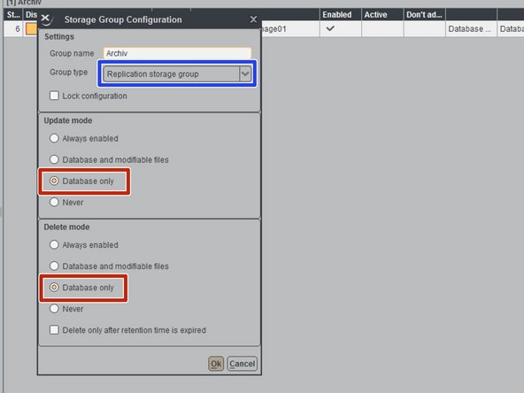 
Speichergruppentyp: Replikationsgruppe
