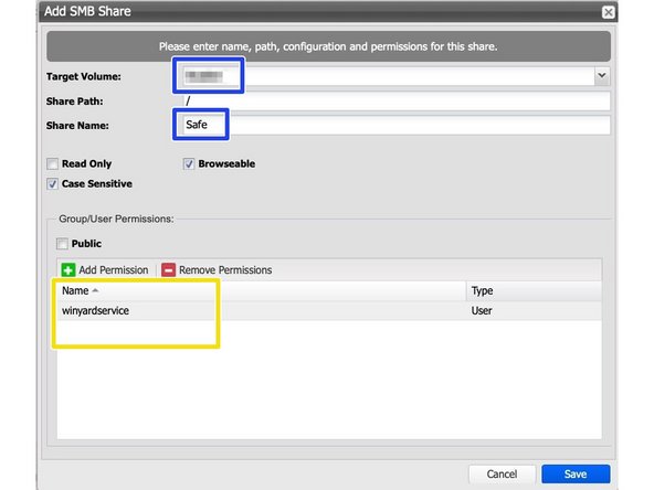 
Erstellen Sie f&uuml;r jeden der beiden Anteile Volumes
