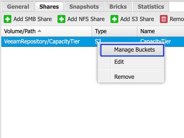 
W&auml;hlen Sie &bdquo;S3-Freigabe hinzuf&uuml;gen&ldquo;
