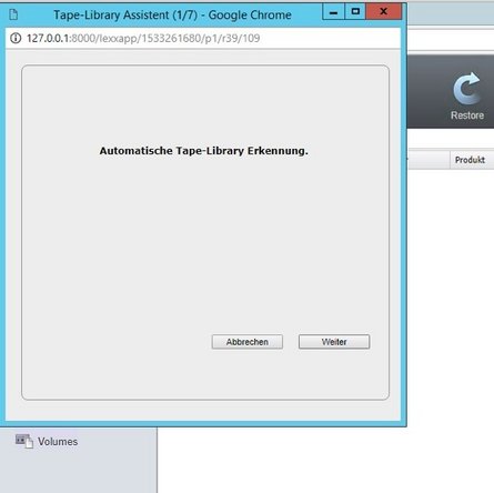 
Starten Sie die automatische Banderkennung in Archiware P5.
