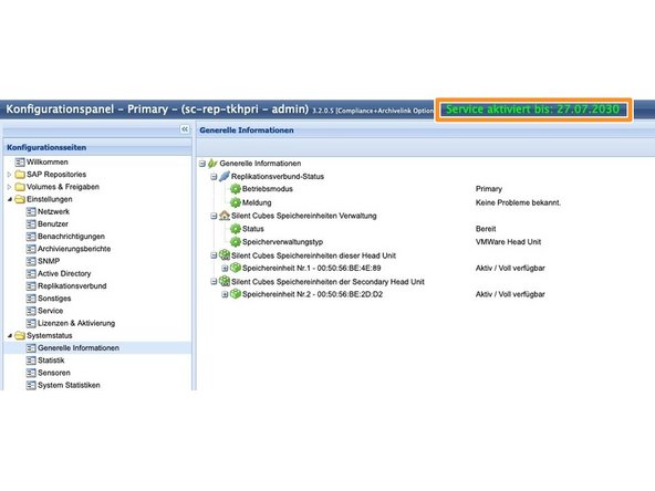 The user interface of the Head Units can be reached via WebBrowser at https://&lt;System IP&gt;