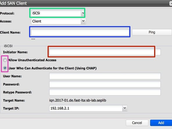 
Holen Sie sich Ihren iSCSI-Initiator-Namen aus dem Windows
