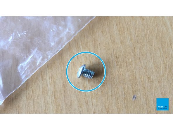 
Verwenden Sie die mitgelieferten Schrauben M4x4
