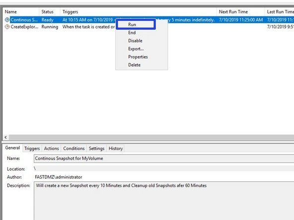 
Klicken Sie mit der rechten Maustaste auf die Aufgabe und w&auml;hlen Sie &bdquo;Jetzt ausf&uuml;hren&ldquo;.
