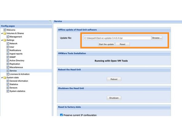 Go via https://&lt;System IP&gt; to the GUI of the respective system.