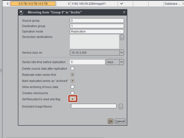 
Einrichten der Gruppenspiegelung
