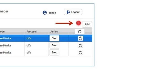 Choose &quot;Add&quot; to add a new archive