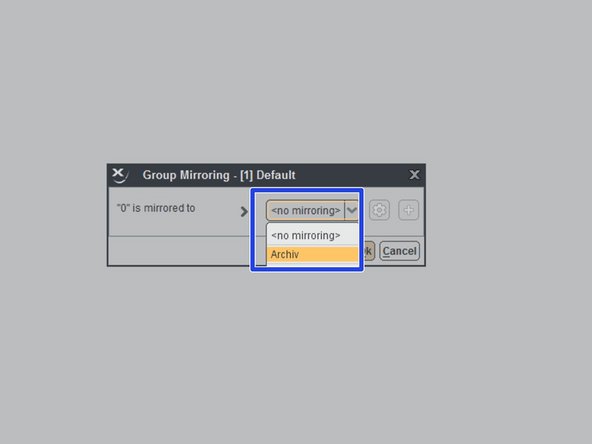 
Klicken Sie mit der rechten Maustaste auf Ihre Speichergruppe
