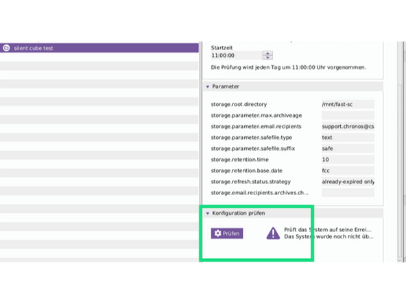 
Stellen Sie die Retentionszeit nach Wunsch ein (z. B. 10D f&uuml;r 10 Tage).
