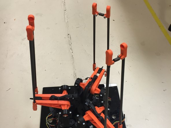 The arms are covered in this section: Assembling the Delta carbon rods