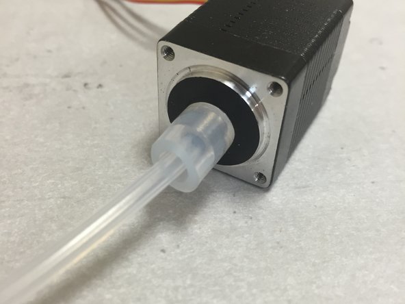 Slide on the large tubing cut from the previous step.