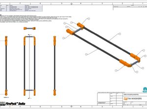 Assembling the Delta carbon rods